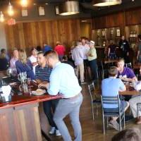 The Young Alumni Council gather at Founders Brewing Co.